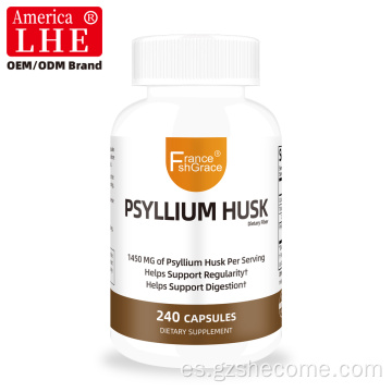 Shecome Cáscara De Psyllium Cápsulas Salud Digestiva